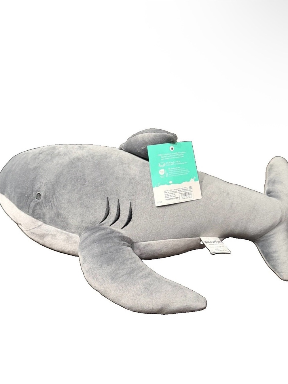 Pillowfort Weighted Plush Shark NWT
